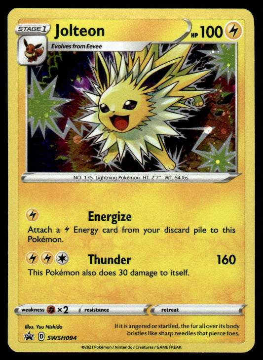 Jolteon (Cosmo Holo) SWSH094/PRSS - Sword & Shield Promos - Sword & Shield