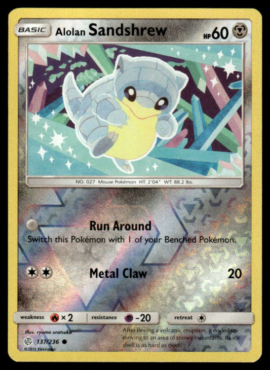 NM - Alolan Sandshrew 137 - Reverse - Cosmic Eclipse