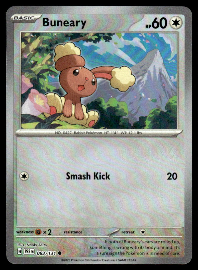 Buneary (Master Ball Patern) 083/131 - Prismatic Evolutions - Scarlet & Violet