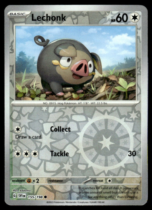 Lechonk 155/198 Reverse - Scarlet & Violet Base Set - Scarlet & Violet