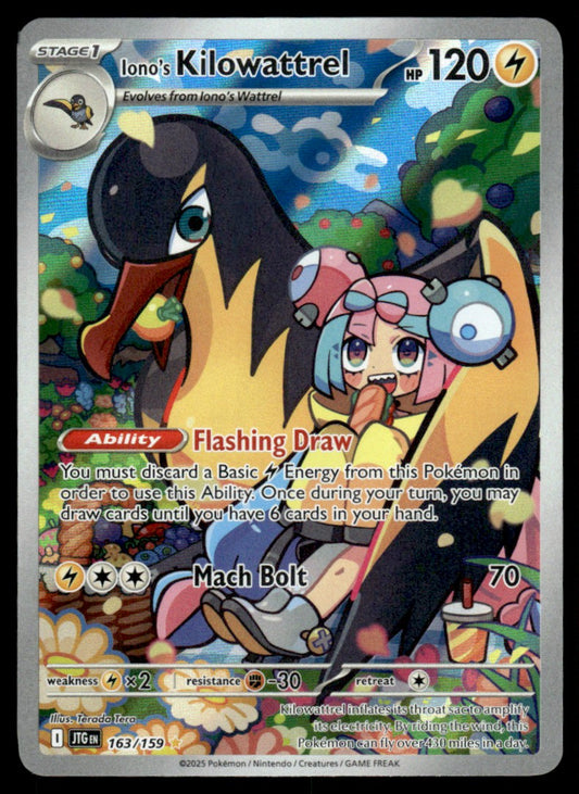 Iono's Kilowattrel 163/159 - Journey Together - Scarlet & Violet