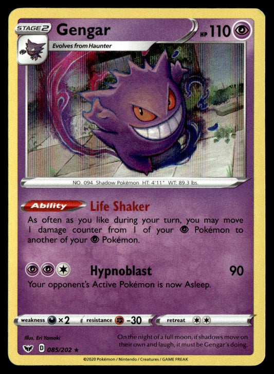 Gengar 085/202 - Sword & Shield Base Set - Sword & Shield