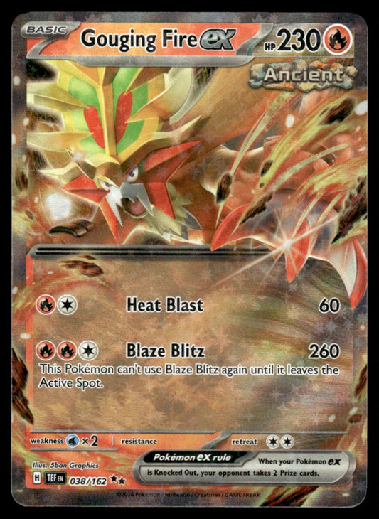 Gouging Fire ex 038/162 - Temporal Forces - Scarlet & Violet