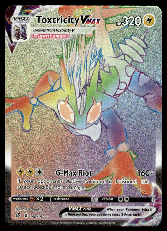 Toxtricity VMAX 196/192 - Rebel Clash - Sword & Shield