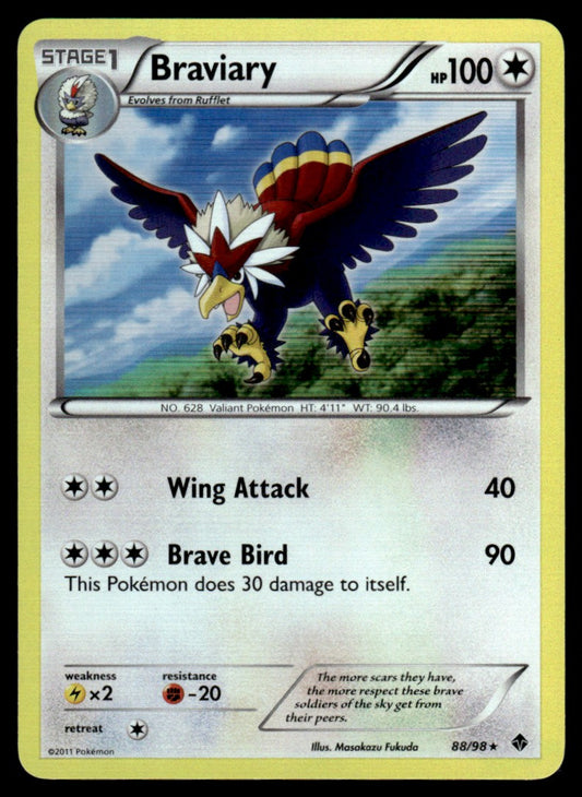NM - Braviary 88 - Holo - Emerging Powers