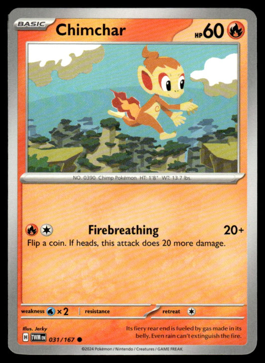 Chimchar 031/167 Comun - Twilight Masquerade - Scarlet & Violet