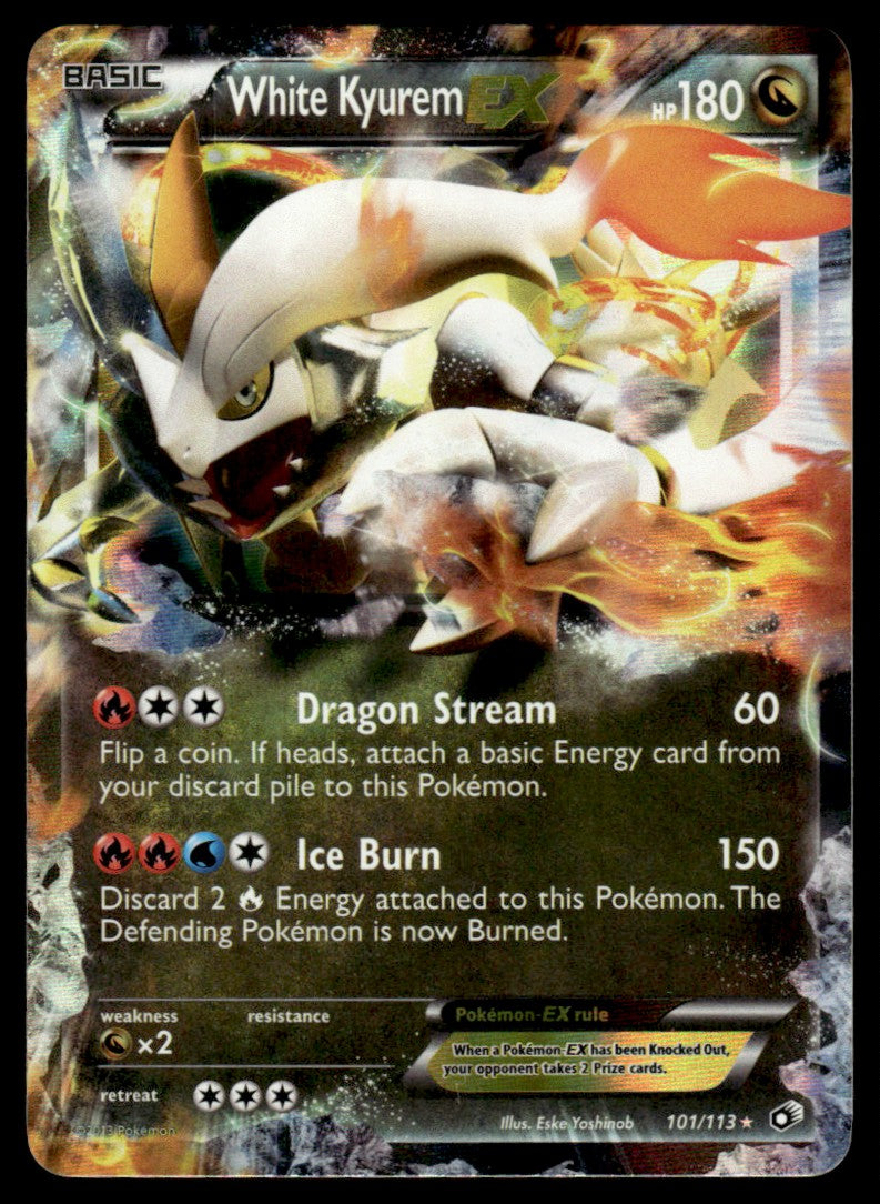 NM White Kyurem-EX 101 - Legendary Treasures