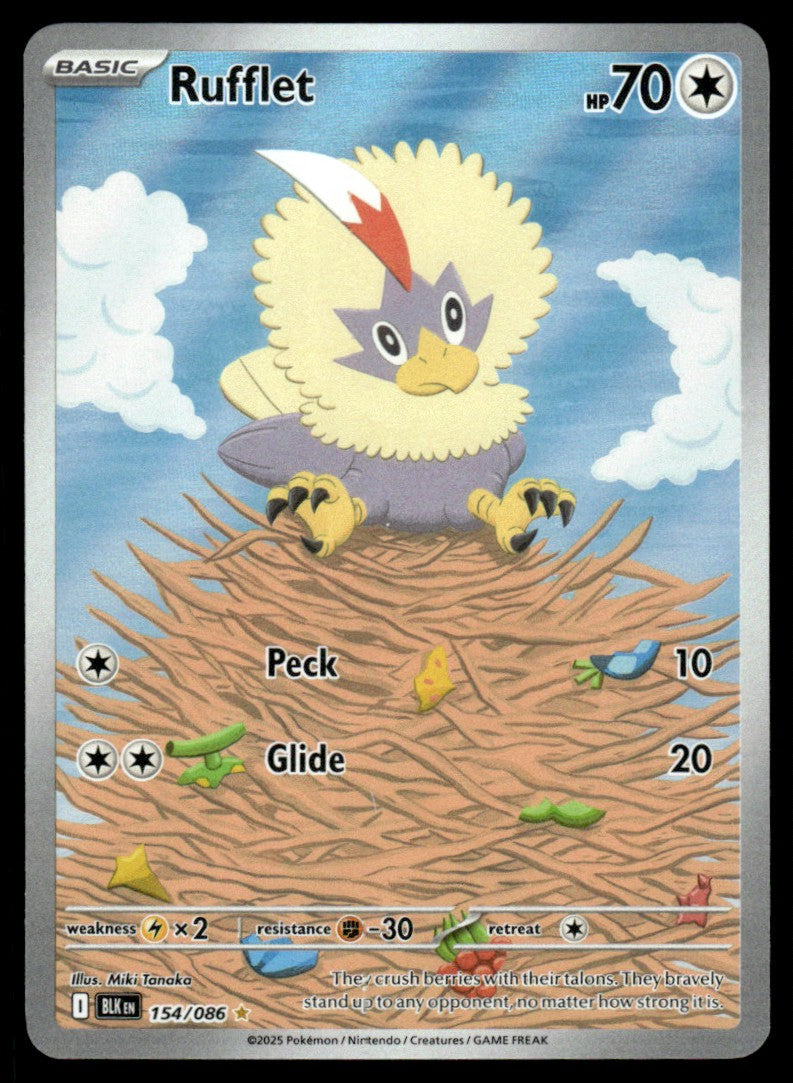 Rufflet 154/086 - Black Bolt - Scarlet & Violet