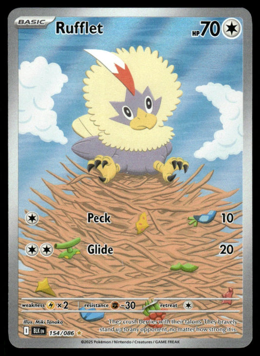 Rufflet 154/086 - Black Bolt - Scarlet & Violet