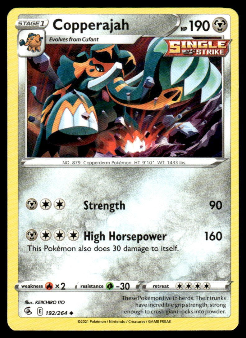 Copperajah 192/264 Uncomon - Fusion Strike - Sword & Shield