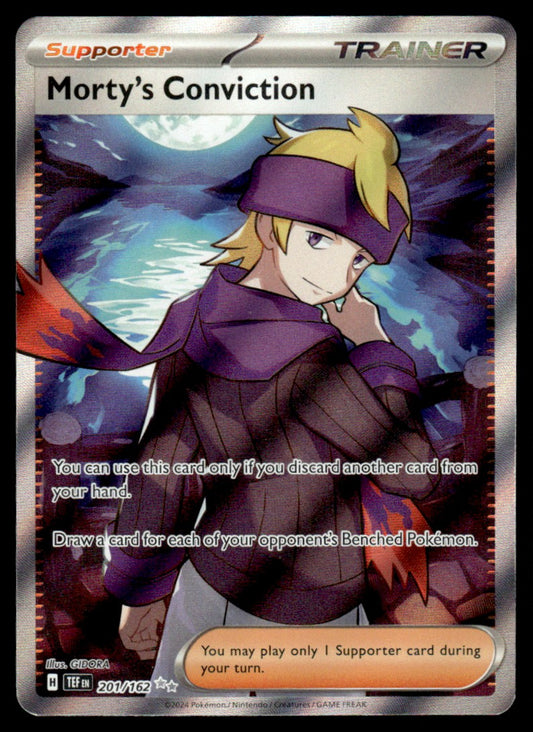 Morty's Conviction 201/162 - Temporal Forces - Scarlet & Violet
