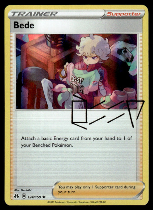 Bede 124/159 Holo - Crown Zenith - Sword & Shield