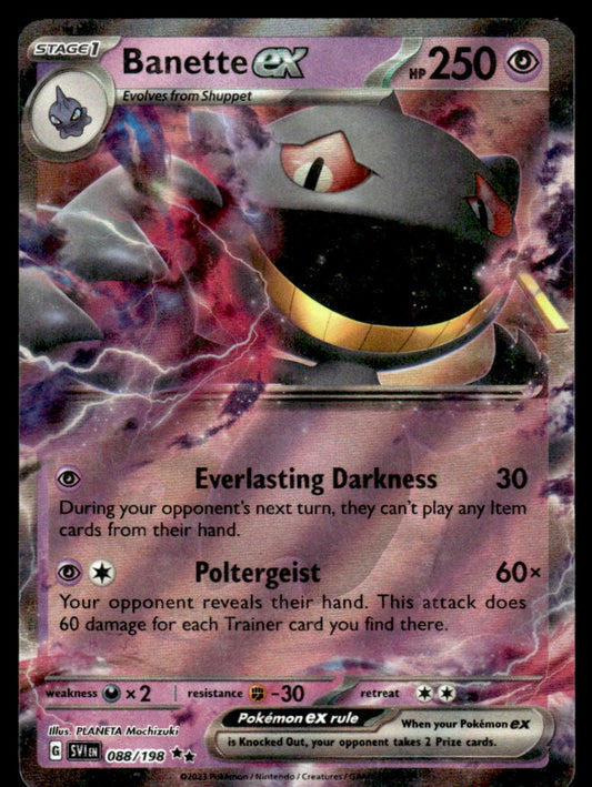 Banette ex 088/198 - Scarlet & Violet Base Set - Scarlet & Violet