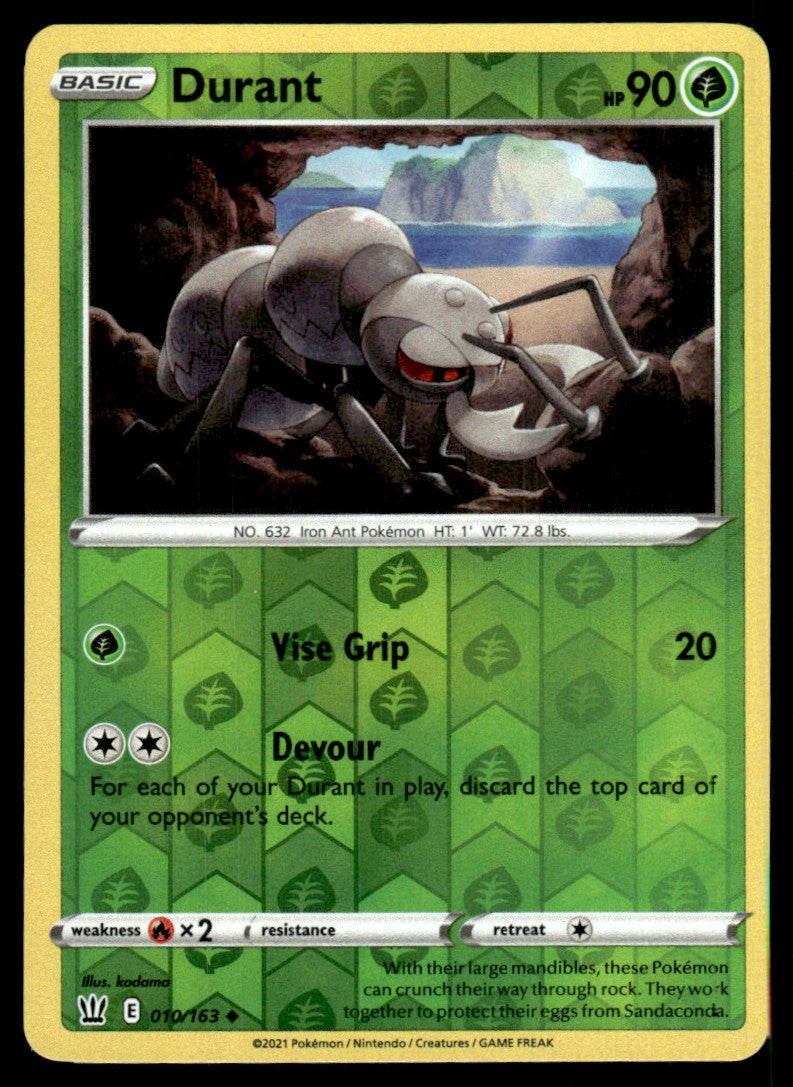 Durant 010/163 Reverse - Battle Styles - Sword & Shield