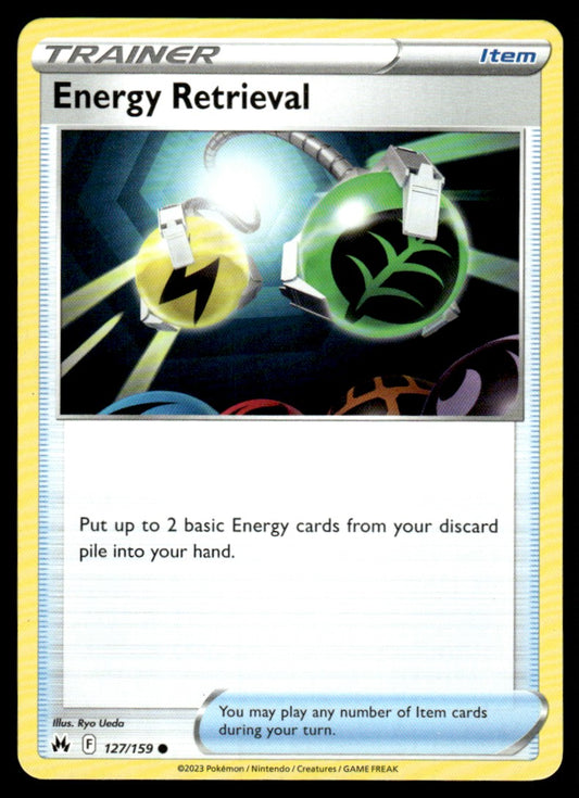 Energy Retrieval 127/159 Comun - Crown Zenith - Sword & Shield