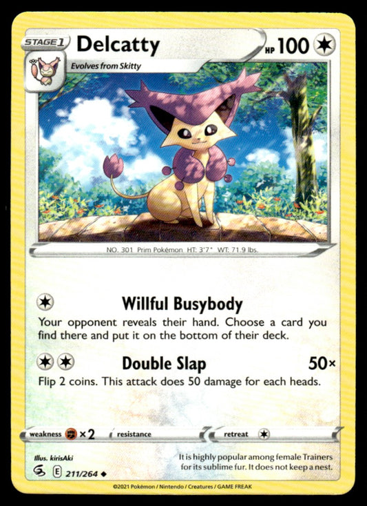 Delcatty 211/264 Uncomon - Fusion Strike - Sword & Shield