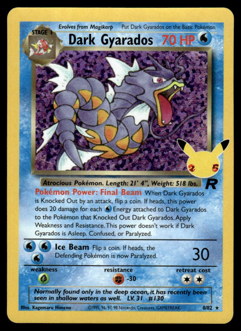Dark Gyarados 08/025 - Celebrations Classic Collection - Sword & Shield