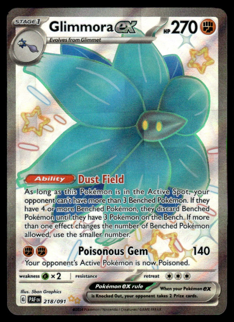 Glimmora ex 218/091 - Paldean Fates - Scarlet & Violet