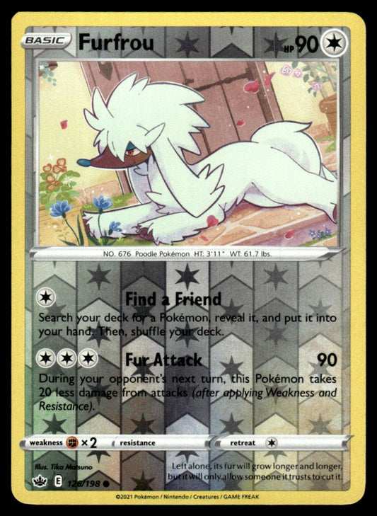 Furfrou 126/198 Reverse - Chilling Reign - Sword & Shield