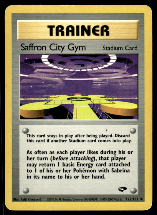 LP Saffron City Gym 122 No Holo - Gym Challenge