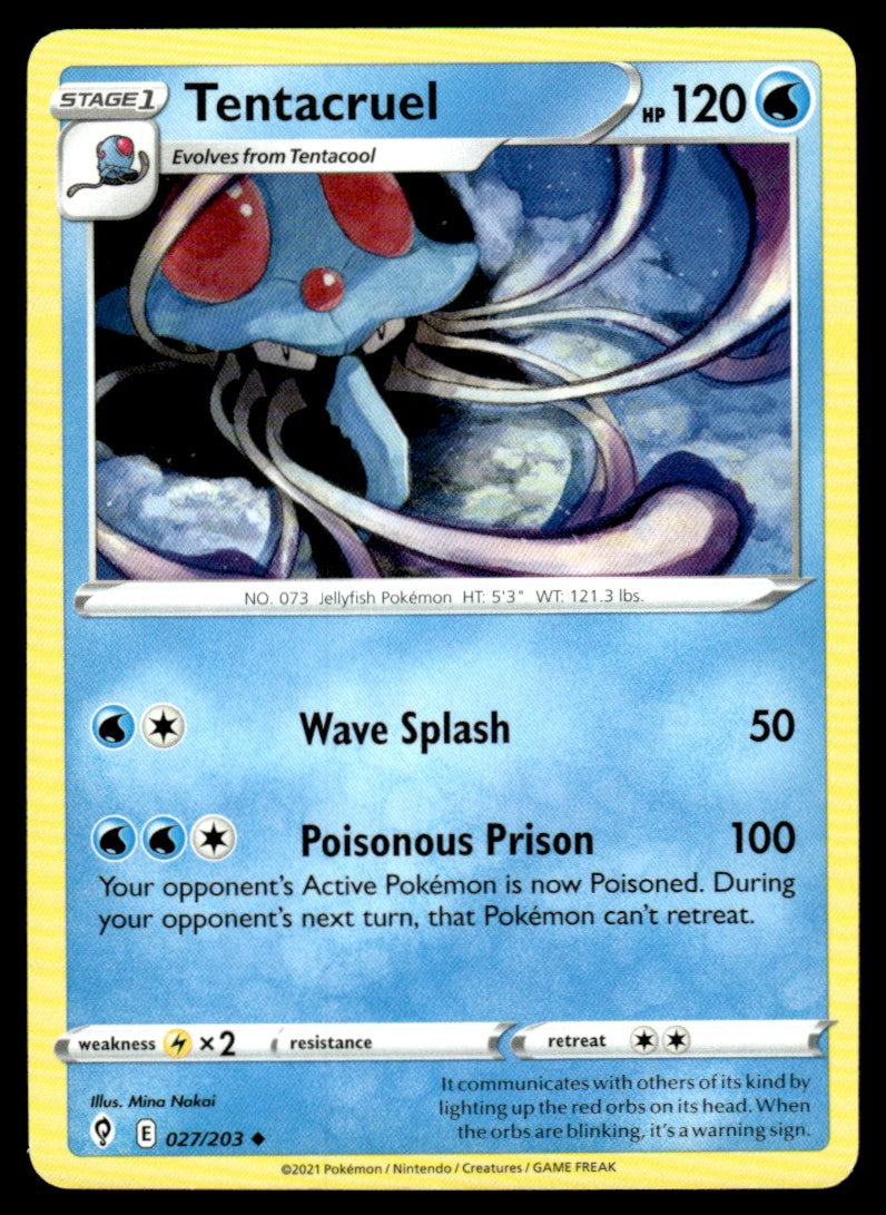 Tentacruel 027/203 Uncomon - Evolving Skies - Sword & Shield