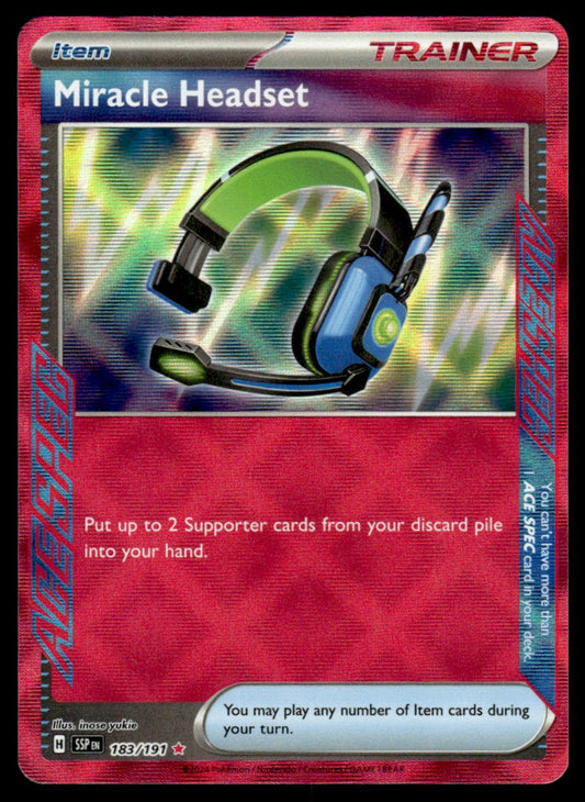 Miracle Headset 183/191 - Surging Sparks - Scarlet & Violet