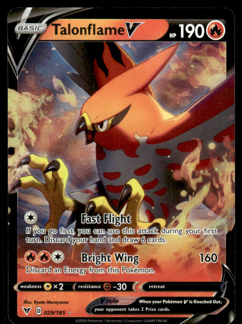 Talonflame V 029/185 - Vivid Voltage - Sword & Shield
