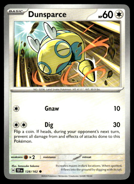 Dunsparce 128/162 Comun - Temporal Forces - Scarlet & Violet