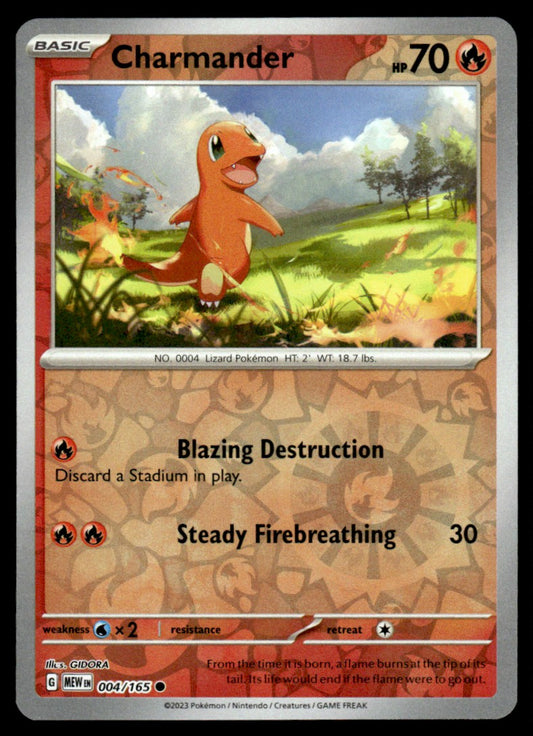 Charmander 04/165 Reverse - Scarlet & Violet - 151 - Scarlet & Violet