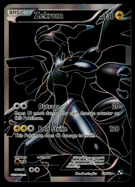LP Zekrom 114 - BW Base Set