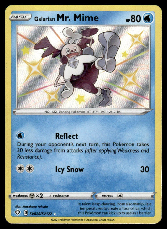 Galarian Mr. Mime SV020/SV122 - Shining Fates - Sword & Shield