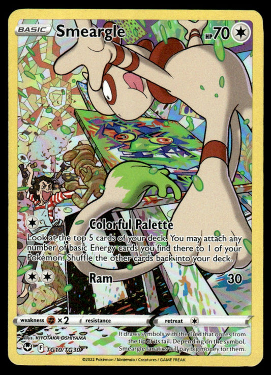 Smeargle TG10/TG30 - Silver Tempest - Trainer Gallery - Sword & Shield