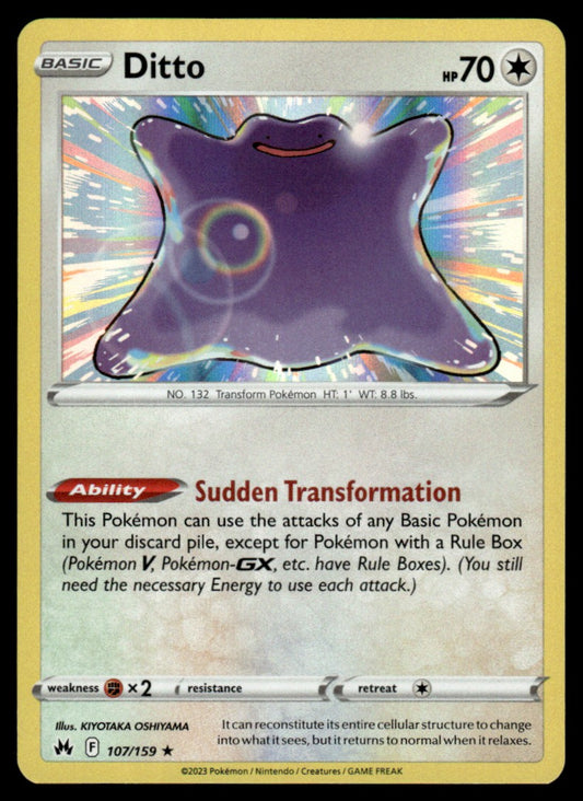 Ditto 107/159 Holo - Crown Zenith - Sword & Shield
