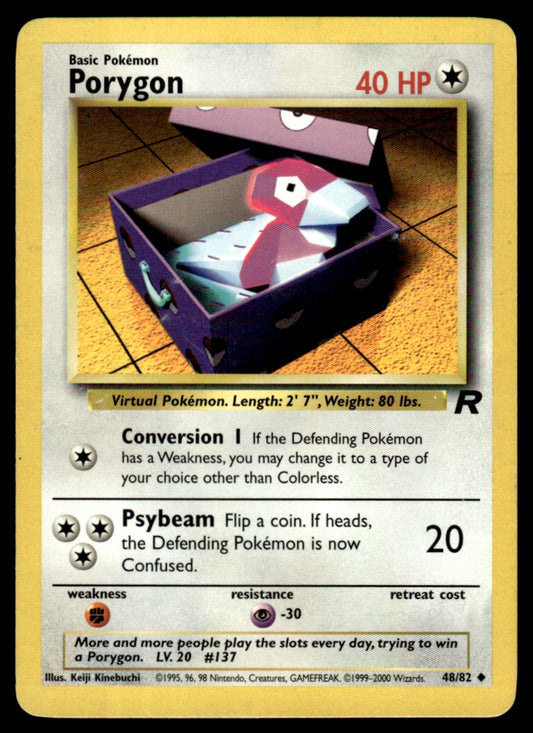 LP Porygon 48 No Holo - Team Rocket