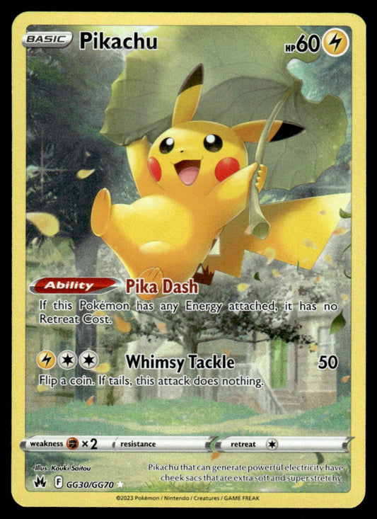 Pikachu GG30/GG70 - Crown Zenith - Galarian Gallery - Sword & Shield