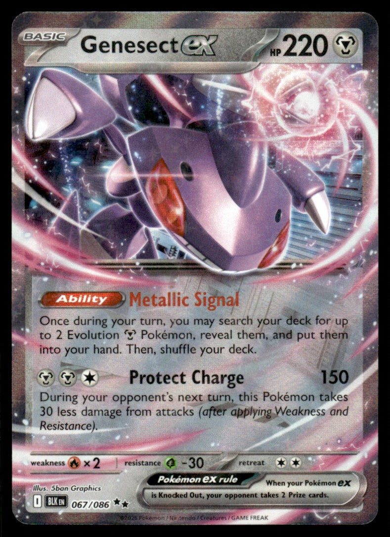 Genesect ex 067/086 - Black Bolt - Scarlet & Violet