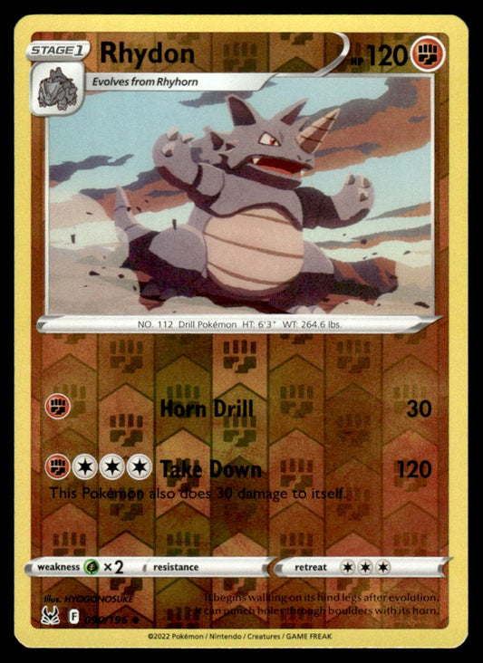 Rhydon 090/196 Reverse - Lost Origin - Sword & Shield
