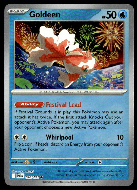 Goldeen (Poke Ball Pattern) 020/131 - Prismatic Evolutions - Scarlet & Violet