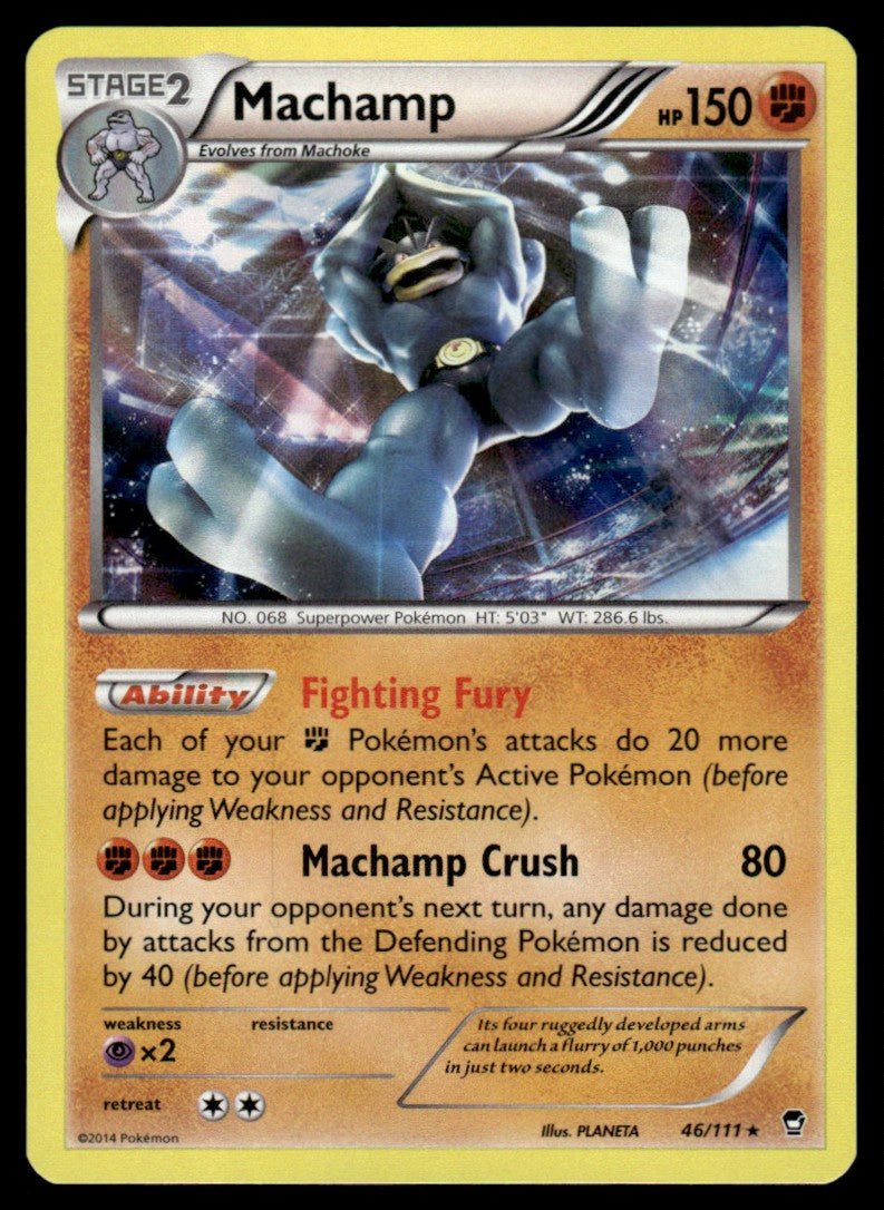 NM - Machamp 46 - Holo - Furious Fists