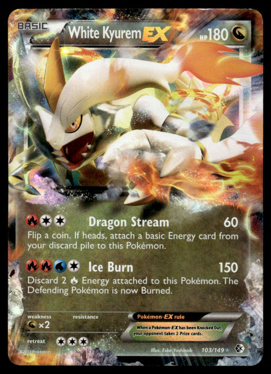 NM White Kyurem-EX 103 - Boundaries Crossed