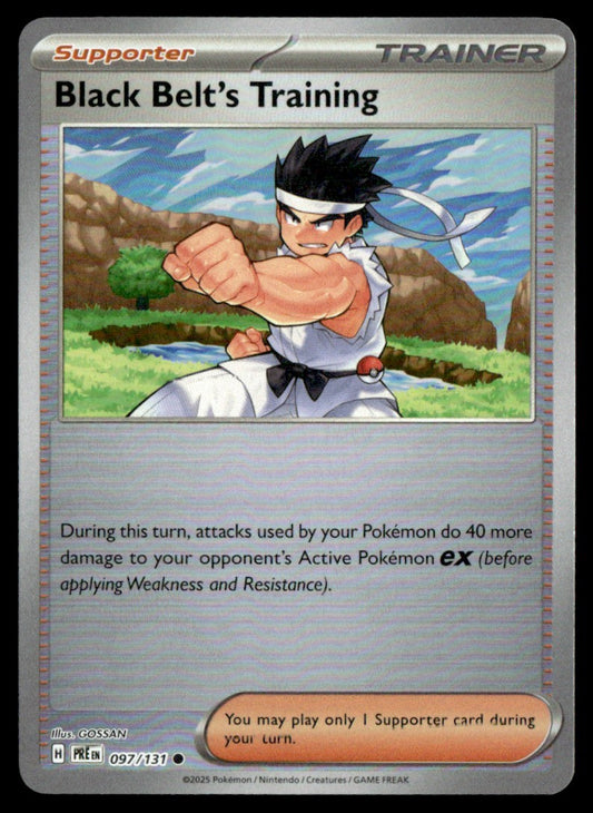 Black Belt's Training (Poke Ball Pattern) 097/131 - Prismatic Evolutions - Scarlet & Violet