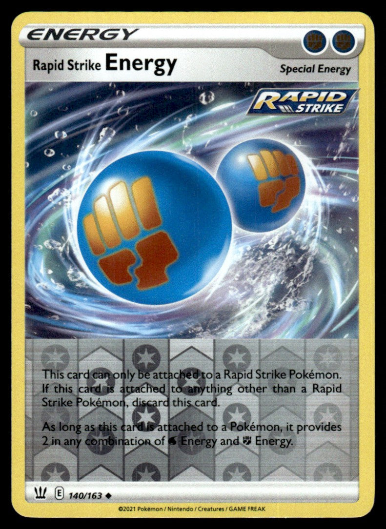 Rapid Strike Energy 140/163 Reverse - Battle Styles - Sword & Shield