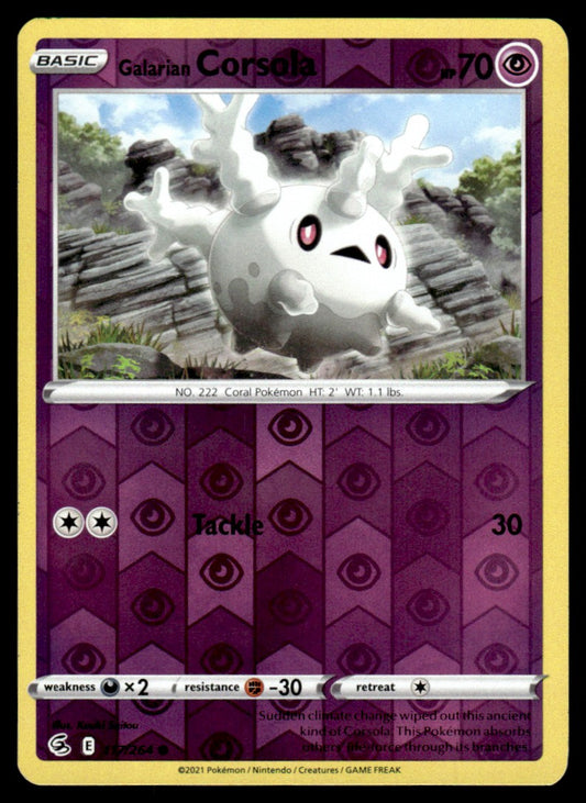 Galarian Corsola 117/264 Reverse - Fusion Strike - Sword & Shield