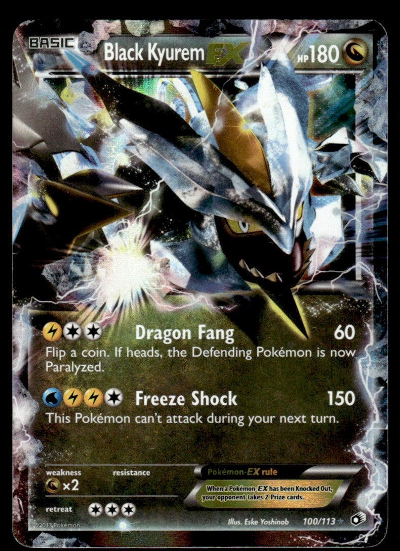Black Kyurem EX - LP - 100 - Legendary Treasures
