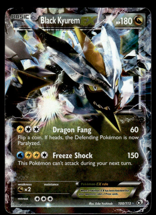 Black Kyurem EX - LP - 100 - Legendary Treasures
