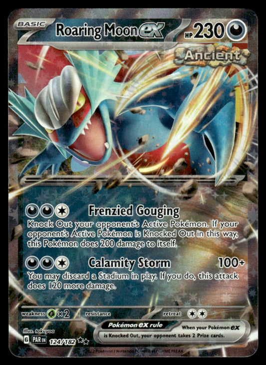 Roaring Moon ex 124/182 - Paradox Rift - Scarlet & Violet