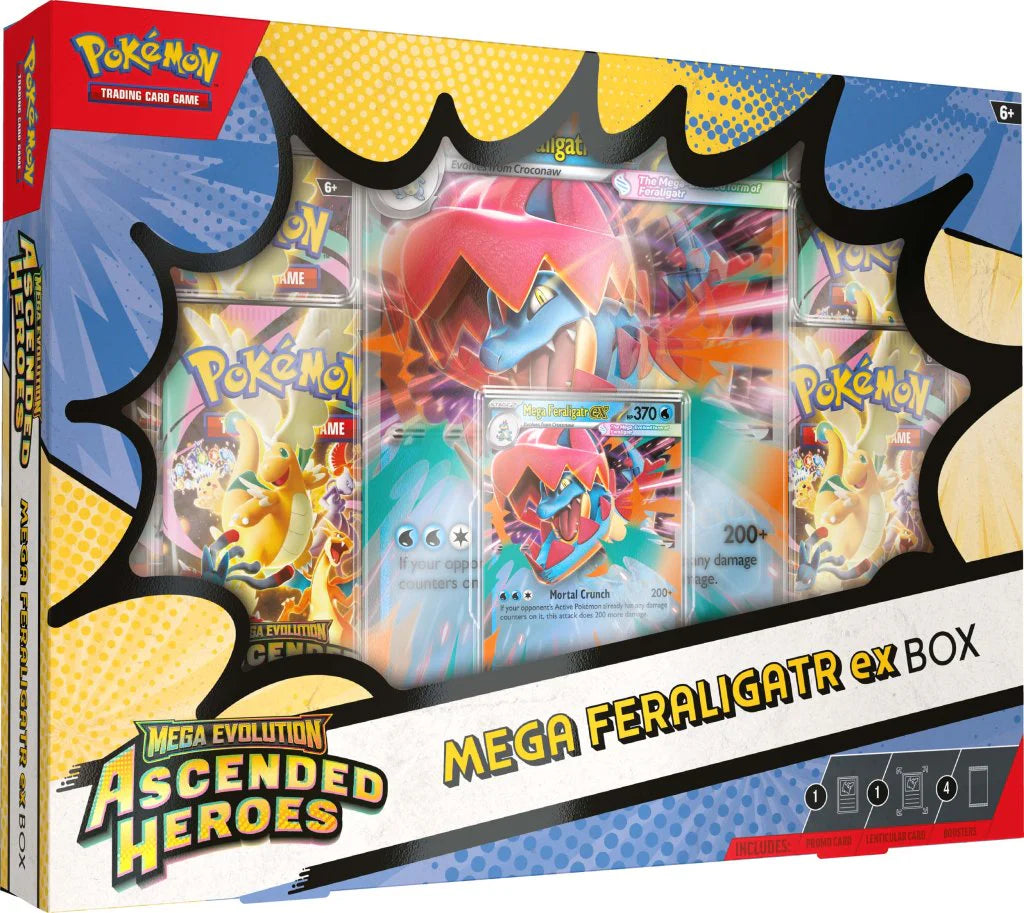 Combo - Ascended Heroes - Mega ex Box (Trio) + Perfect Order ETB - Ingles