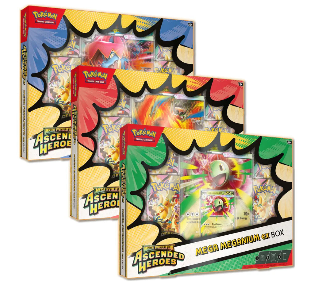 Ascended Heroes - Mega ex box (1 pieza al azar) - Ingles
