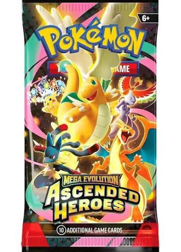 Ascended Heroes Booster Pack (Sobre) - Ingles